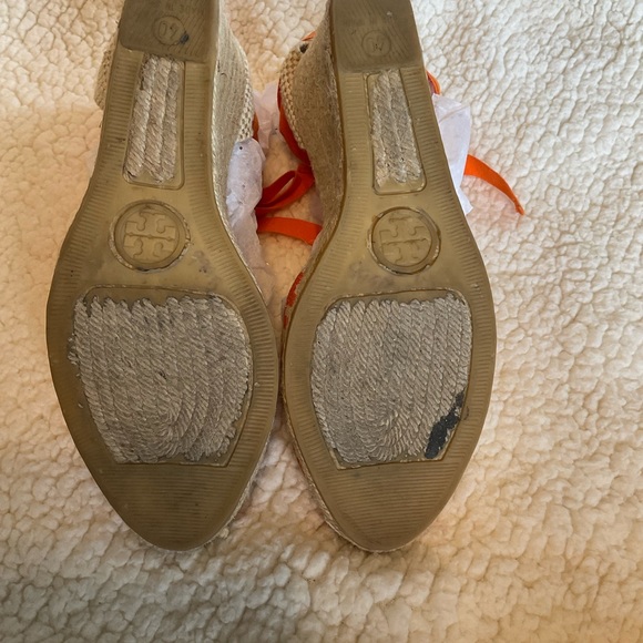 🌞☀️ Get ready for summer!Tory Burch wrap around ankle espadrilles - Picture 5 of 5